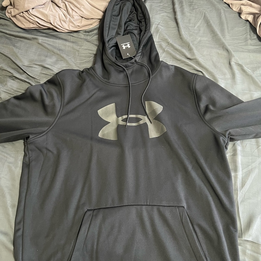 Black Underarmour Hoodie, XL